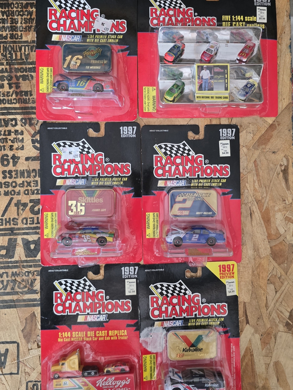 Racing Champions NASCAR Die-Cast Packages